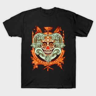Halloween Clown skull T-Shirt